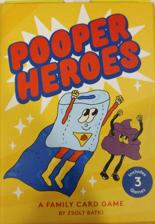 Pooper Heroes A Family Card Game