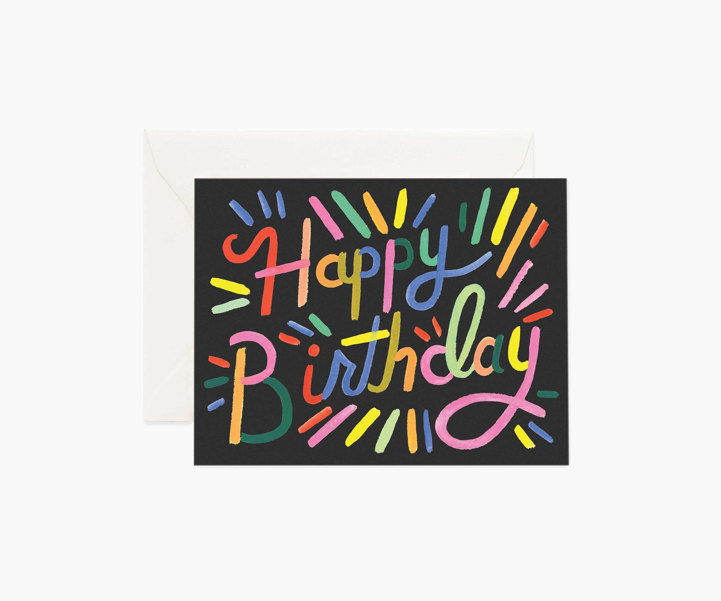 Fireworks Birthday Card