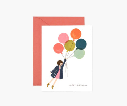 Fly Away Birthday Card