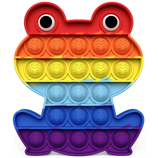 Frog Rainbow Pop It