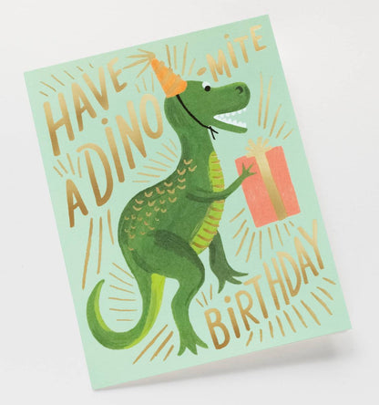 Dino-mite Birthday Card