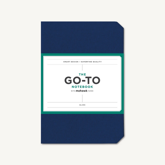 Go-To Notebook with Mohawk Paper, Midnight Blue Blank