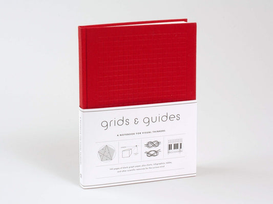 Grids & Guides (Red): A Notebook for Visual Thinkers (Stylish Clothbound Journal for Design, Architecture, and Creative Professionals and St ( Grids & Guides )