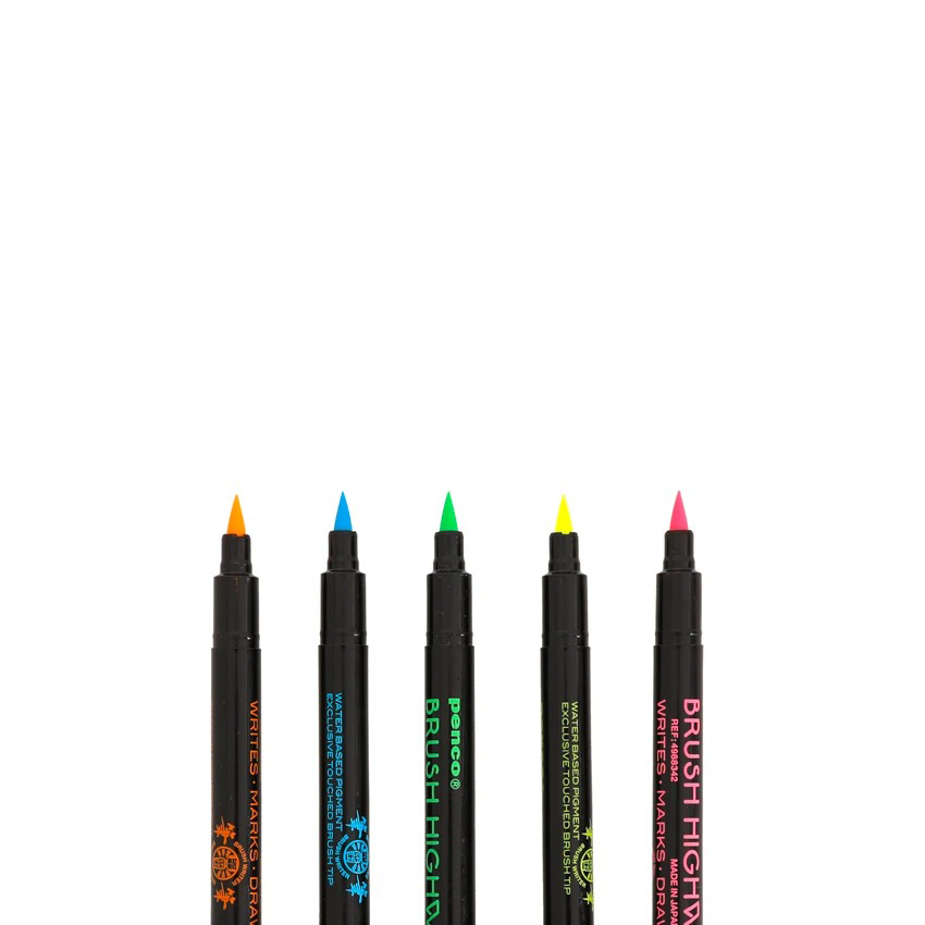 Highlighter Brush Pen Set