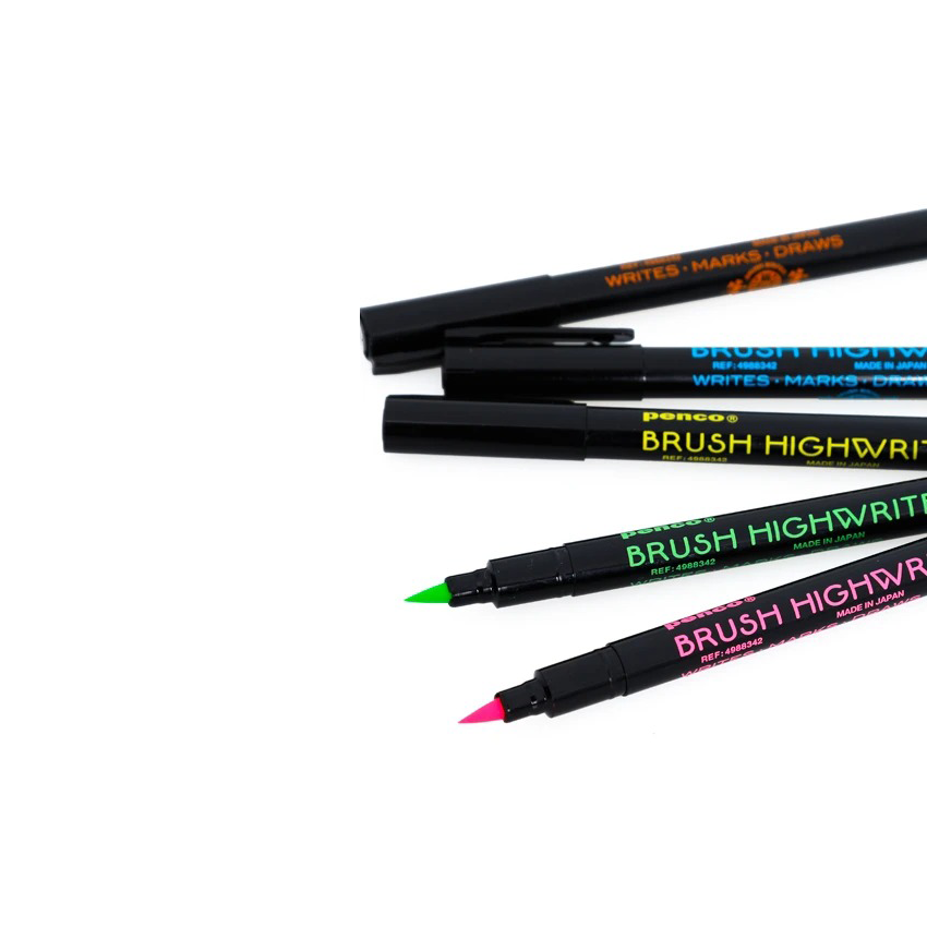 Highlighter Brush Pen Set