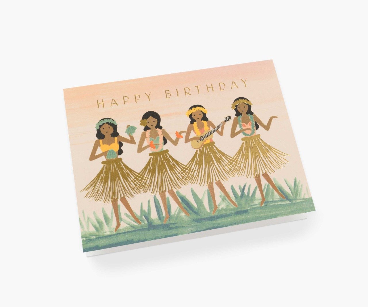 Hula Birthday Card