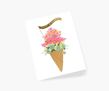 Ice Cream Birthday Card