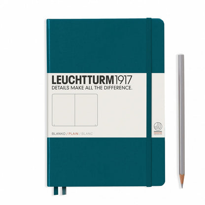 Notebook Medium (A5) , Hardcover, Pacific Green