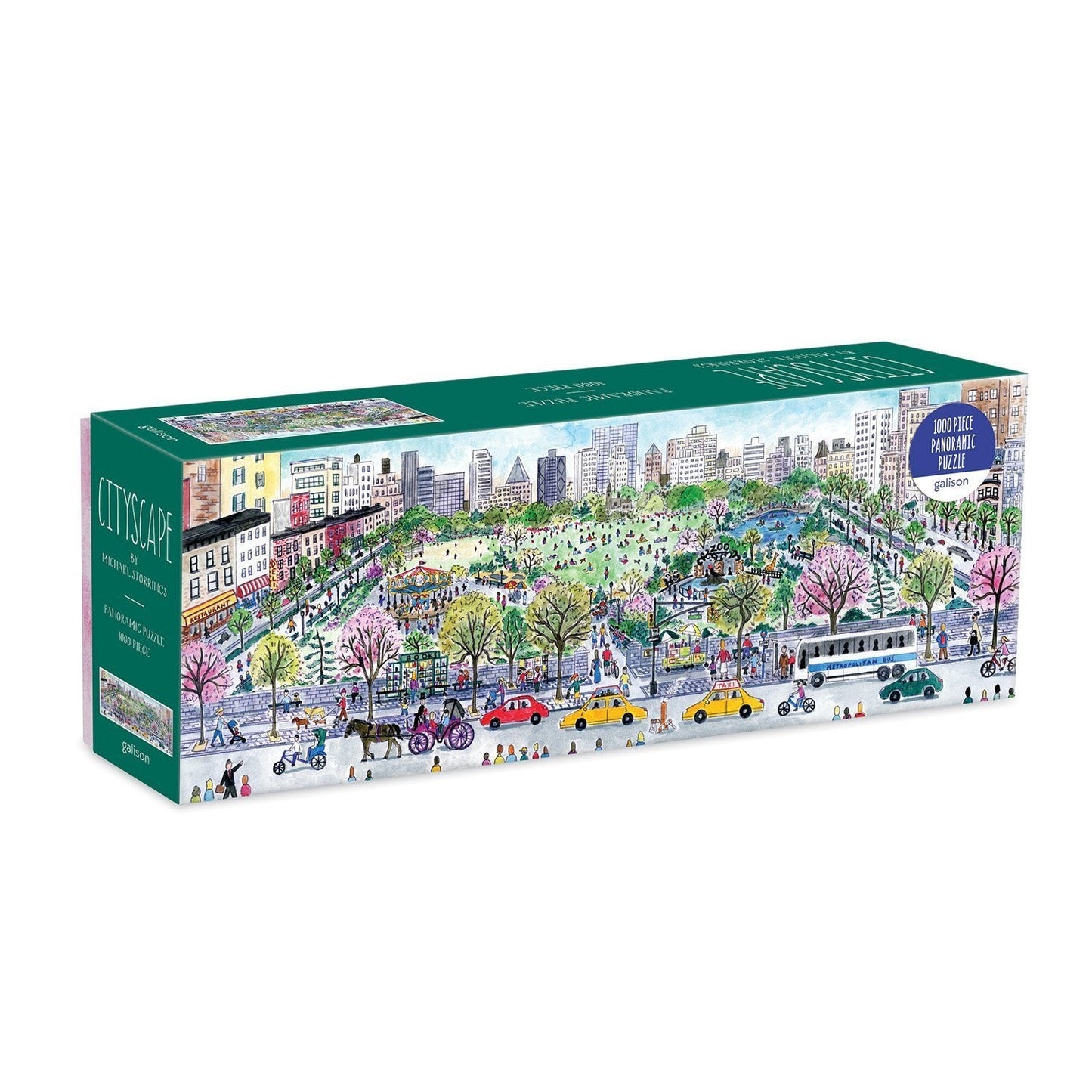 Michael Storrings Cityscape 1000 Piece Panoramic Jigsaw Puzzle