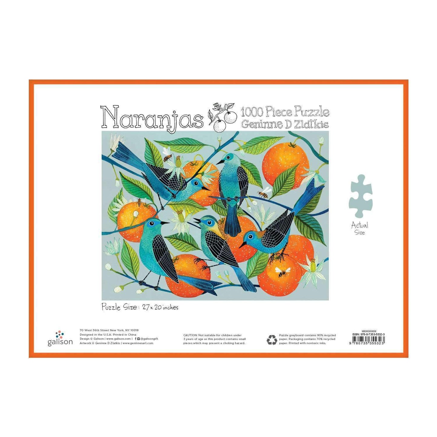 Naranjas 1000 Piece Jigsaw Puzzle