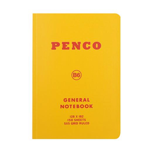 Penco Notebook B6 Yellow General Notebook