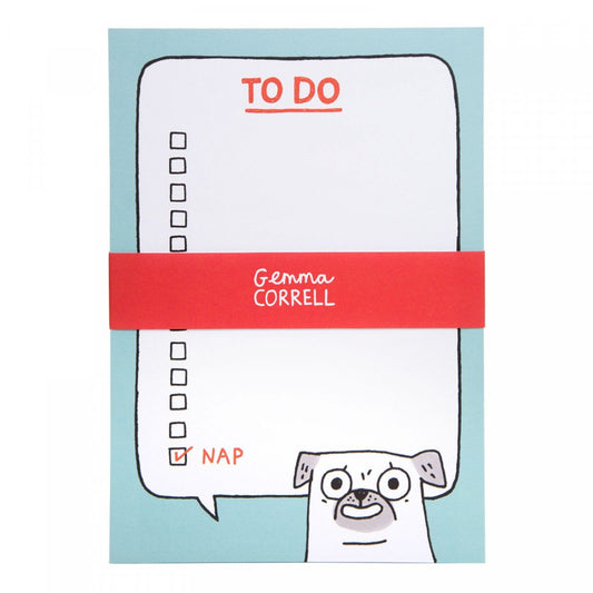 Pug To Do Notepad