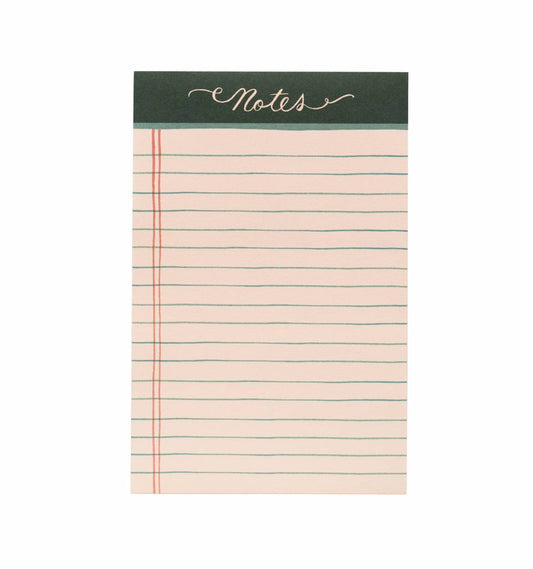 Rose Lined Tear-Off Notepad