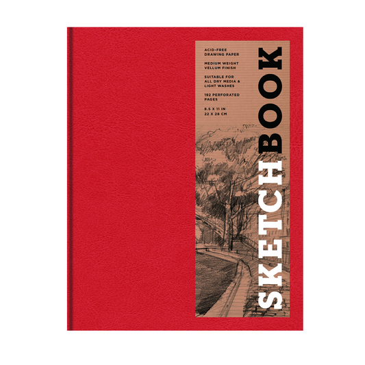 Sketchbook (Basic Large Spiral Red) ( Sterling Sketchbooks #4 )