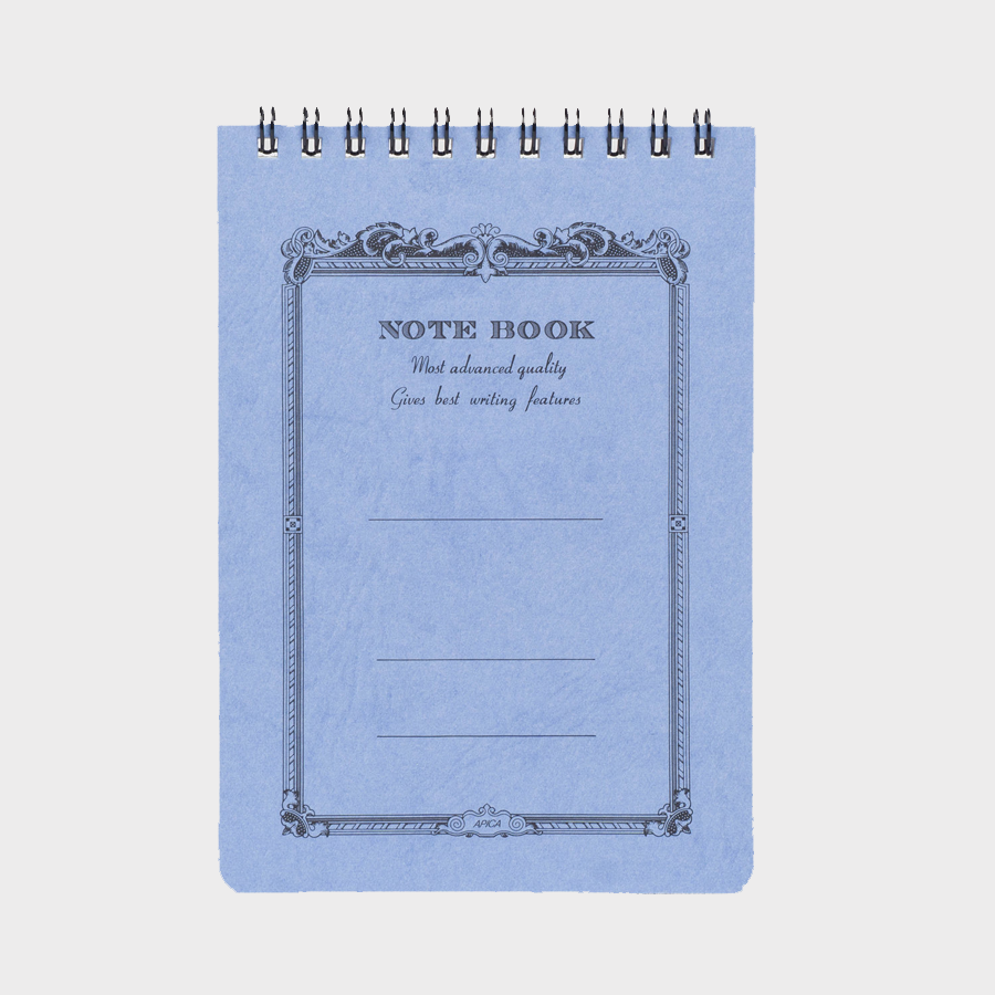 Pack of 2 Spiral Notebook Blue A6