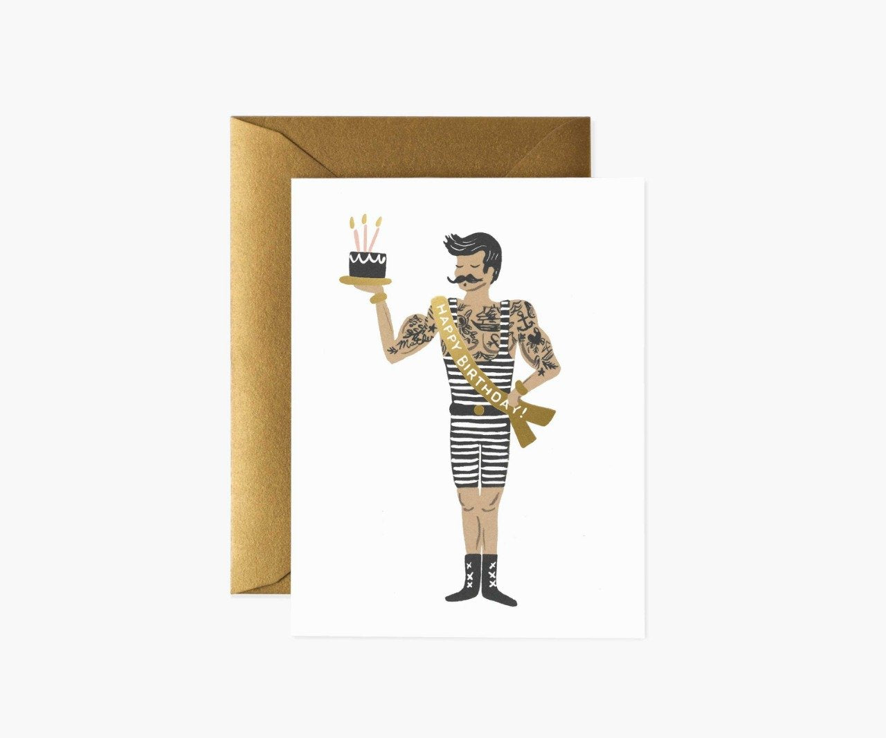 Strongman Birthday Card