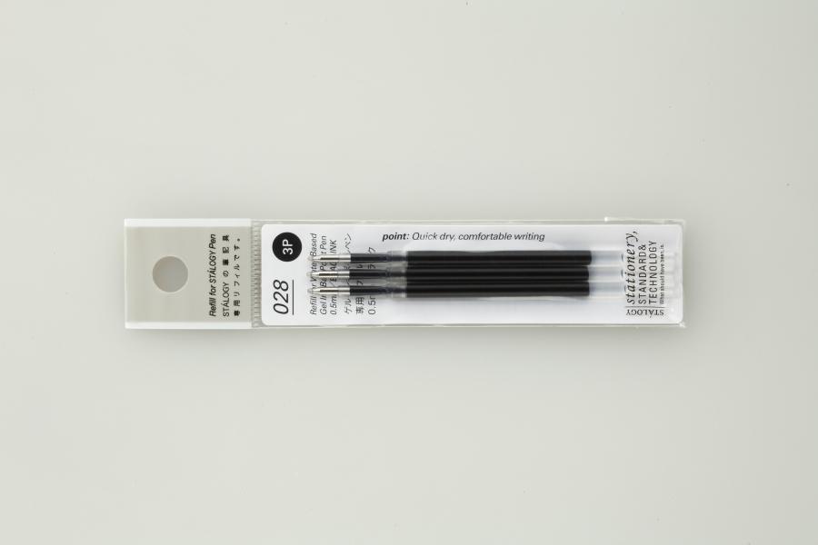 Water-Based Gel Ink Ball Point Pen Refills 3P