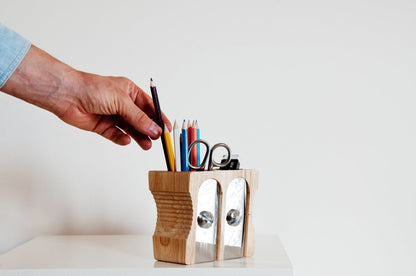 Wooden Sharpener Desk Tidy - Original